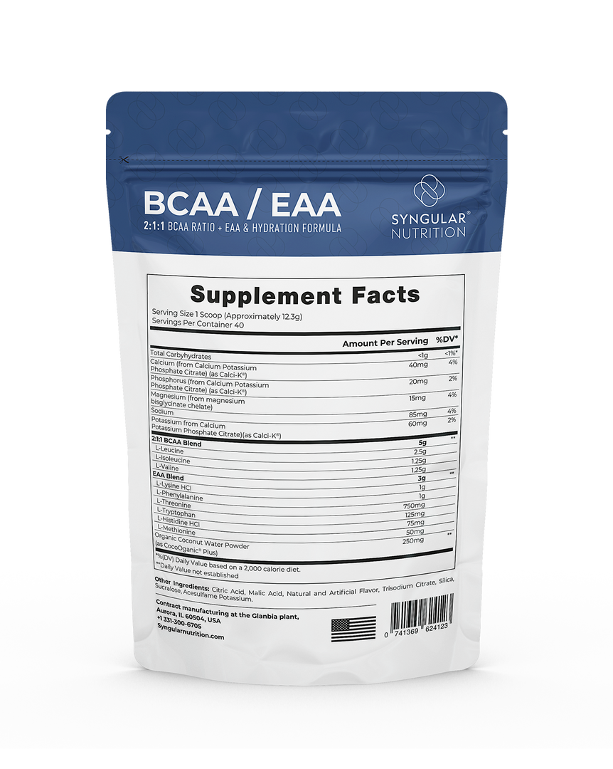 BCAA/ EAA 2:1:1 - Blueberry Ice 1.1lb (40 servings) - Syngular Nutrition