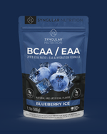 Load image into Gallery viewer, BCAA/ EAA 2:1:1 - Blueberry Ice 1.1lb (40 servings) - Syngular Nutrition

