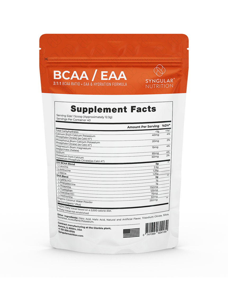 BCAA/ EAA 2:1:1 - Hyper Mango Splash 1.1lb (40 servings) - Syngular Nutrition