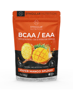 Load image into Gallery viewer, BCAA/ EAA 2:1:1 - Hyper Mango Splash 1.1lb (40 servings) - Syngular Nutrition
