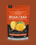 Load image into Gallery viewer, BCAA/ EAA 2:1:1 - Hyper Mango Splash 1.1lb (40 servings) - Syngular Nutrition
