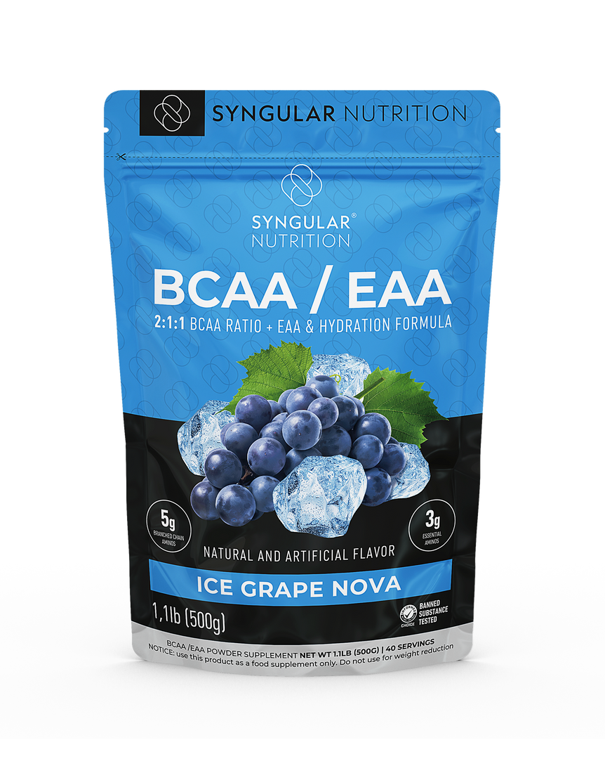 BCAA/ EAA 2:1:1 - Ice Grape Nova 1.1lb (40 servings) Syngular Nutrition