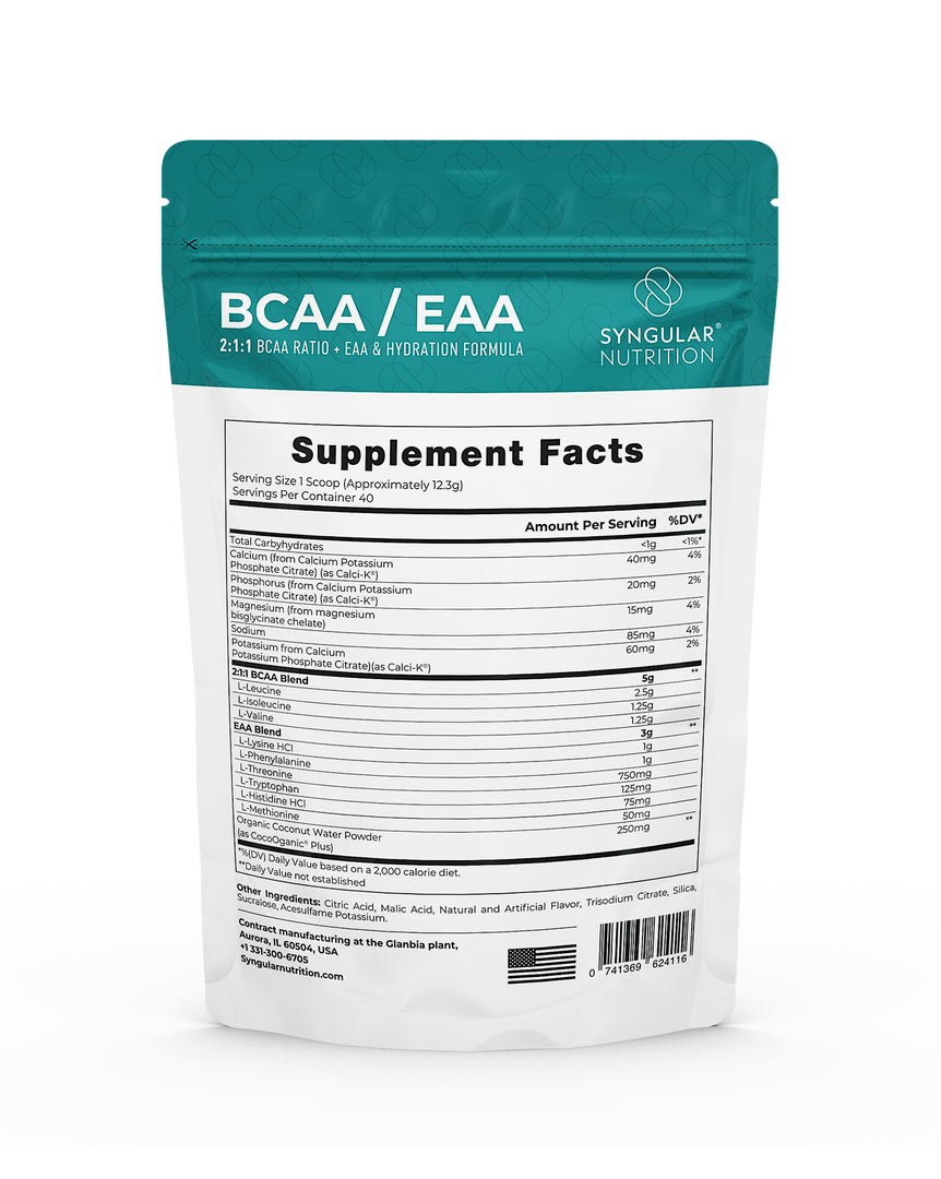 BCAA/ EAA 2:1:1 - Tropic Rush 1.1lb (40 servings) - Syngular Nutrition