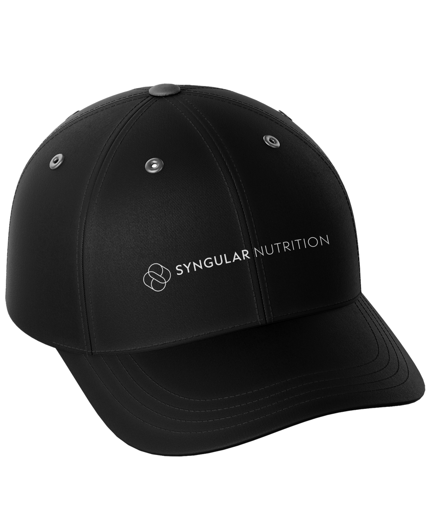 Baseball Cap – One Line Logo (Black) – Syngular Nutrition