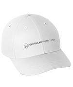 Load image into Gallery viewer, Baseball Cap – One Line Logo (White) – Syngular Nutrition

