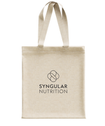 Load image into Gallery viewer, Tote Bag (White) – Syngular Nutrition
