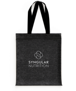 Load image into Gallery viewer, Tote Bag (Black) – Syngular Nutrition
