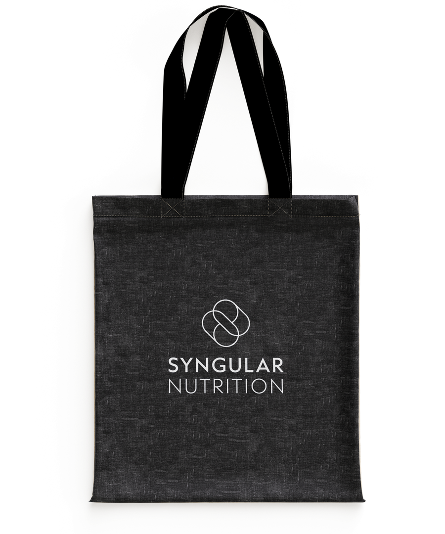 Tote Bag (Black) – Syngular Nutrition