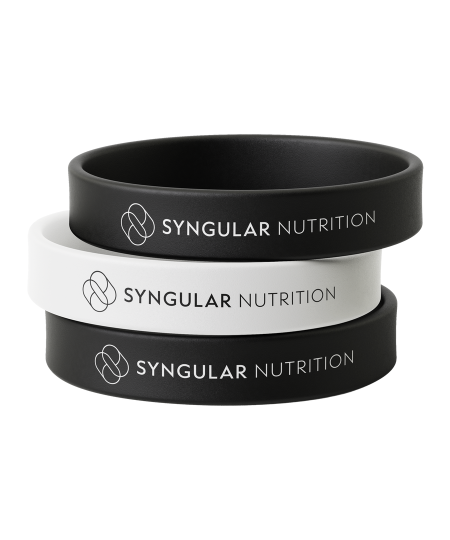 Silicone Wristband – One Line Logo | Syngular Nutrition