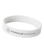 Load image into Gallery viewer, Silicone Wristband – One Line Logo | Syngular Nutrition
