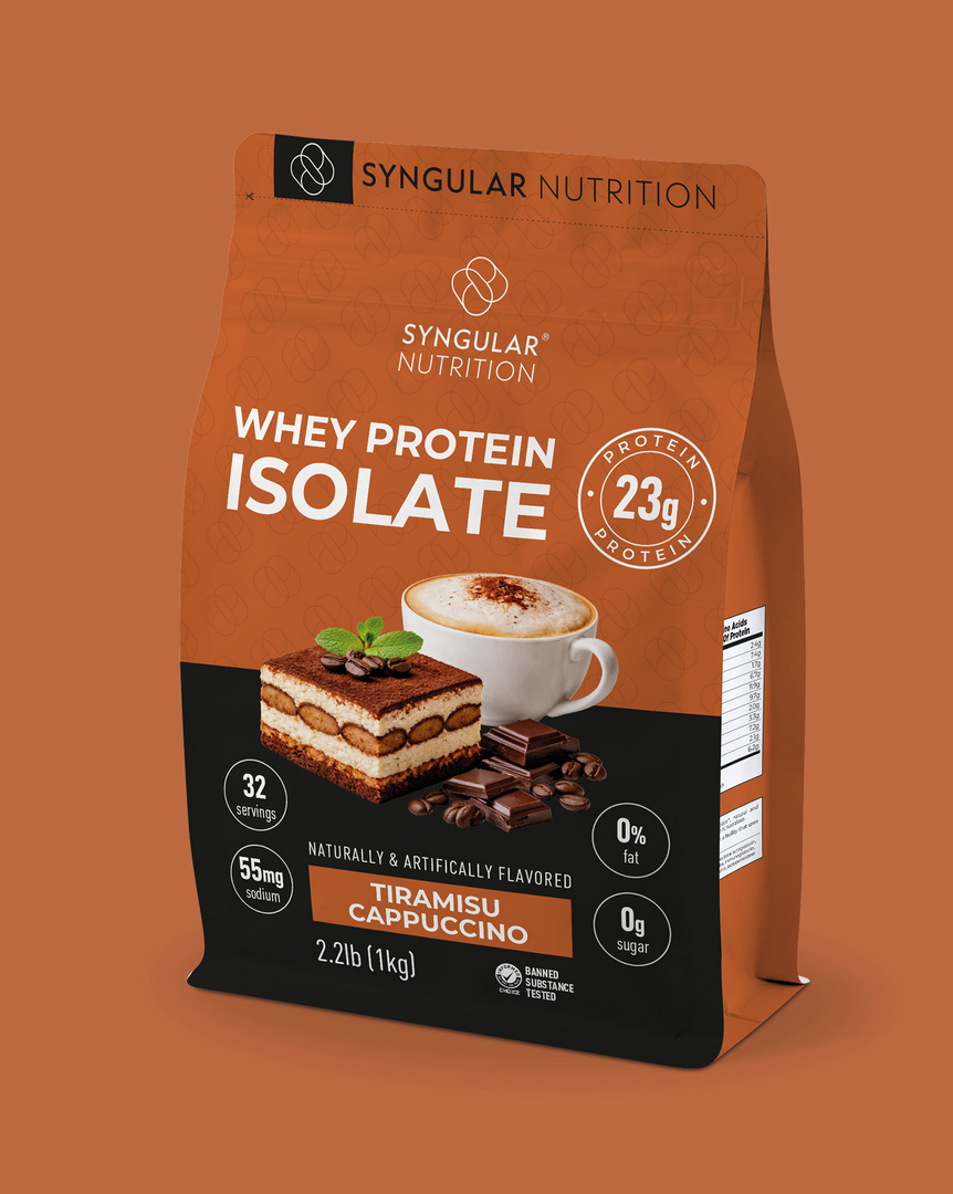 Whey Protein Isolate – Tiramisu Cappuccino (32 Servings) – Syngular Nutrition