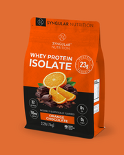 Whey Protein Isolate – Orange Chocolate (32 Servings) – Syngular Nutrition
