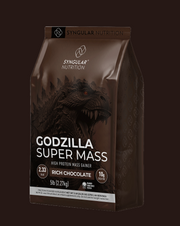 GODZILLA Super Mass Gainer – Rich Chocolate – 5lb (65 Servings) – Syngular Nutrition