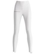 Load image into Gallery viewer, Female Top and Leggings – One Line Logo (White) – Syngular Nutrition
