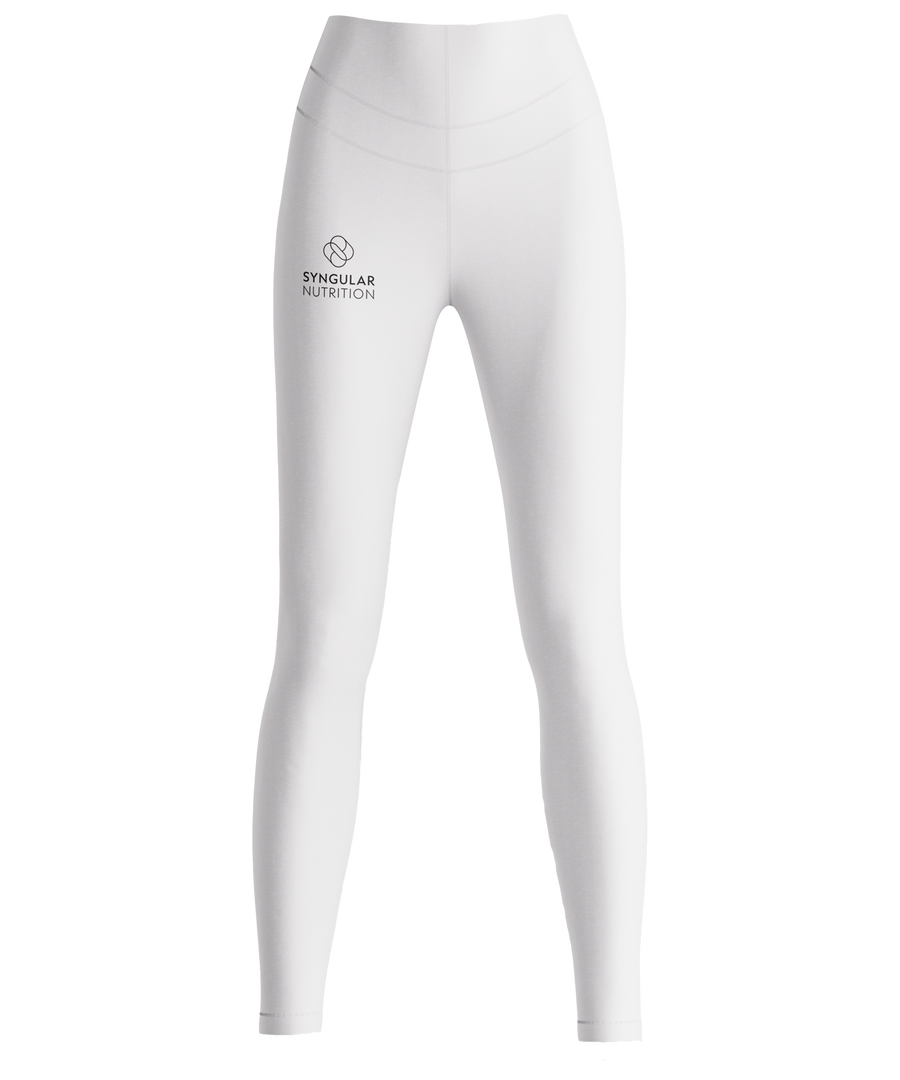 Female Top and Leggings (White) – Syngular Nutrition