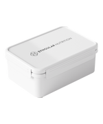 Load image into Gallery viewer, White Plastic Lunchbox – Syngular Nutrition
