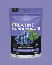 Creatine Monohydrate – Blue Grapes 500g (100 Servings) – Syngular Nutrition