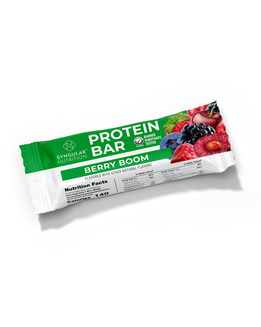 Protein Bar – Berry Boom (22g Protein, 0g Sugar) – Syngular Nutrition