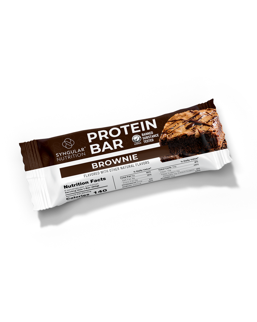 Protein Bar – Brownie (22g Protein, 0g Sugar) – Syngular Nutrition