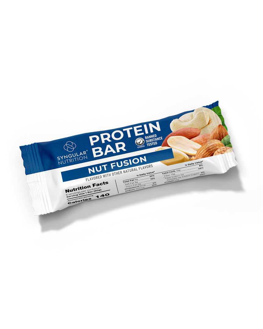 Protein Bar – Nut Fusion (22g Protein, 0g Sugar) – Syngular Nutrition