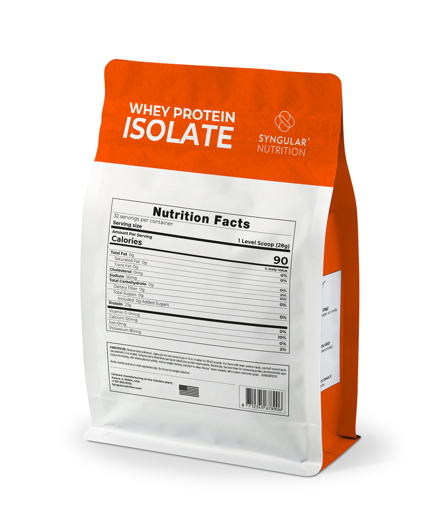 Whey Protein Isolate – Orange Chocolate (32 Servings) – Syngular Nutrition