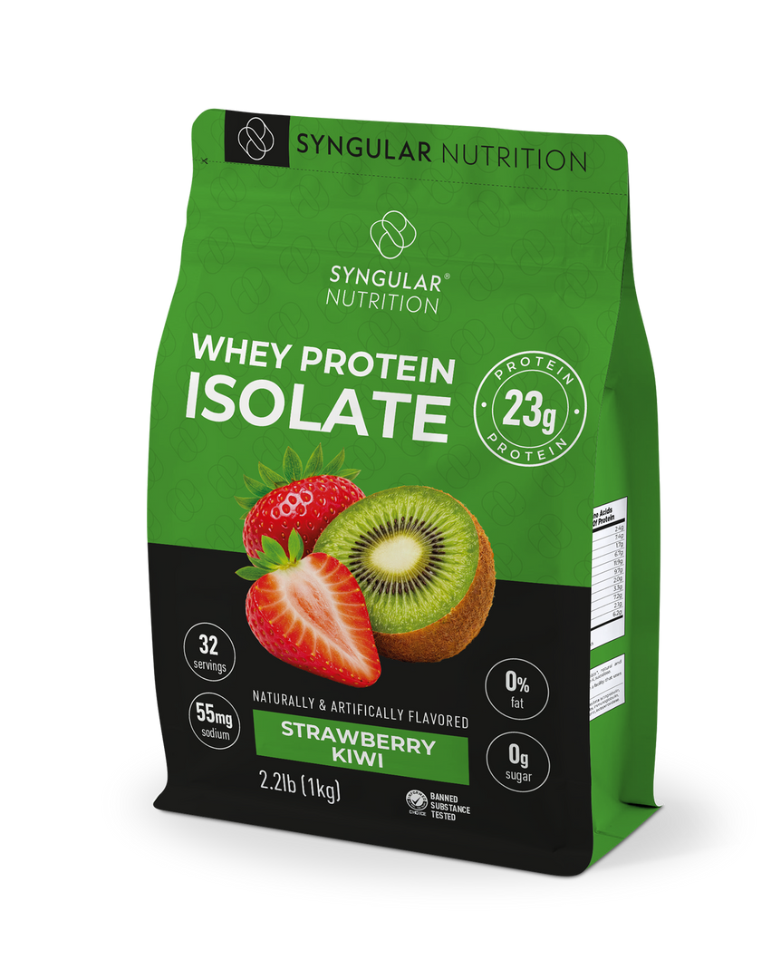 Whey Protein Isolate – Strawberry Kiwi (32 Servings) – Syngular Nutrition