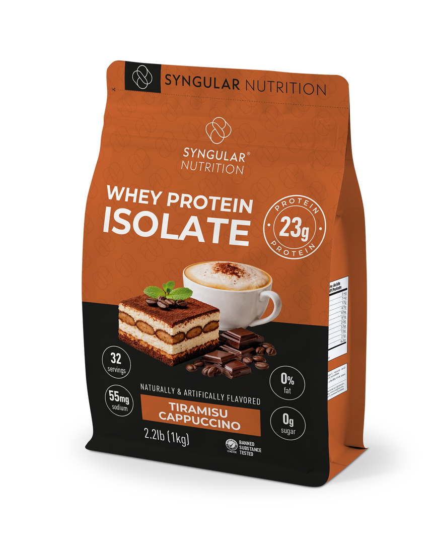 Whey Protein Isolate – Tiramisu Cappuccino (32 Servings) – Syngular Nutrition