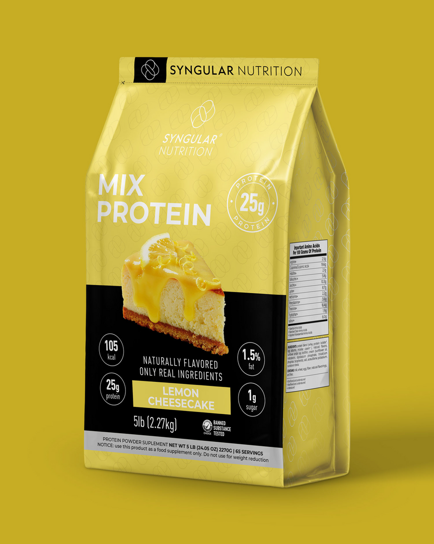 Mix Protein - Lemon Cheesecake 5lb (65 servings) Syngular Nutrition