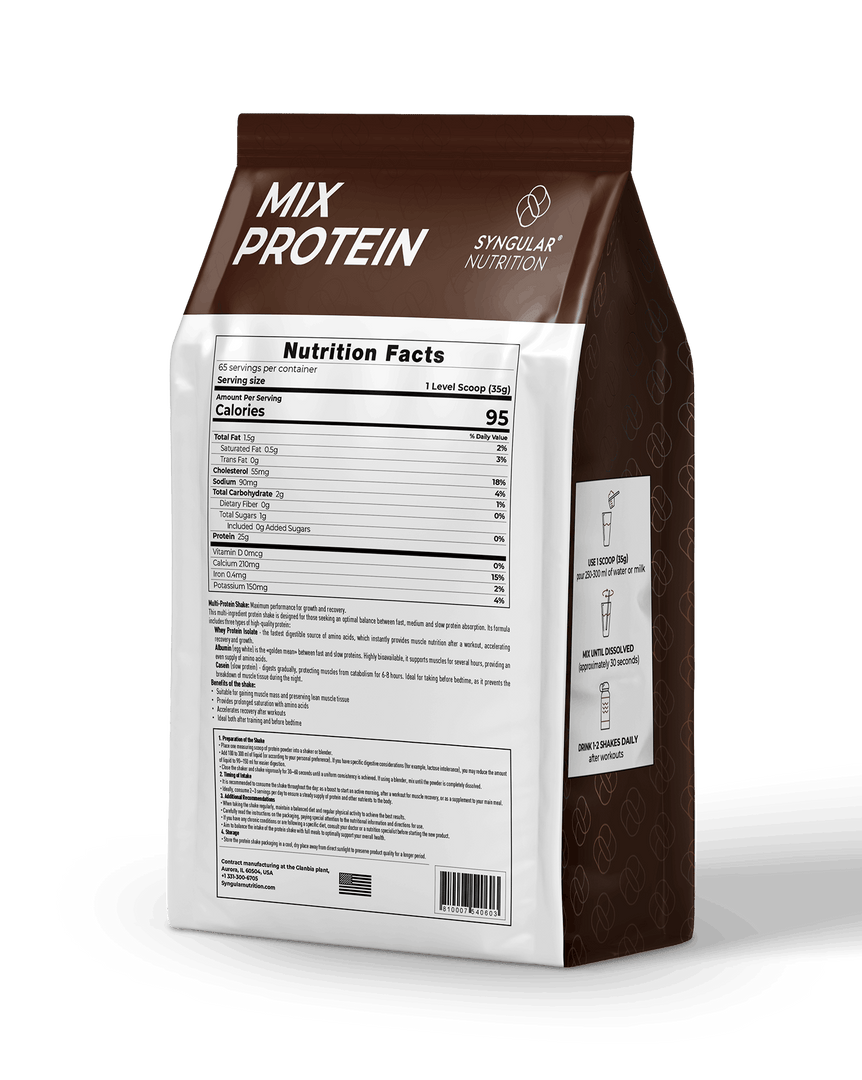 Mix Protein - Chocolate 5lb (65 servings) Syngular Nutrition