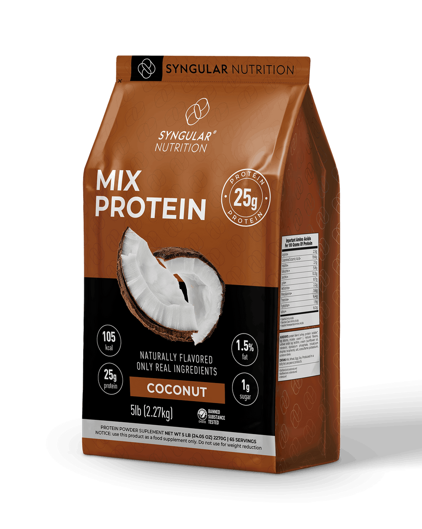 Mix Protein - Coconut 5lb (65 servings) Syngular Nutrition