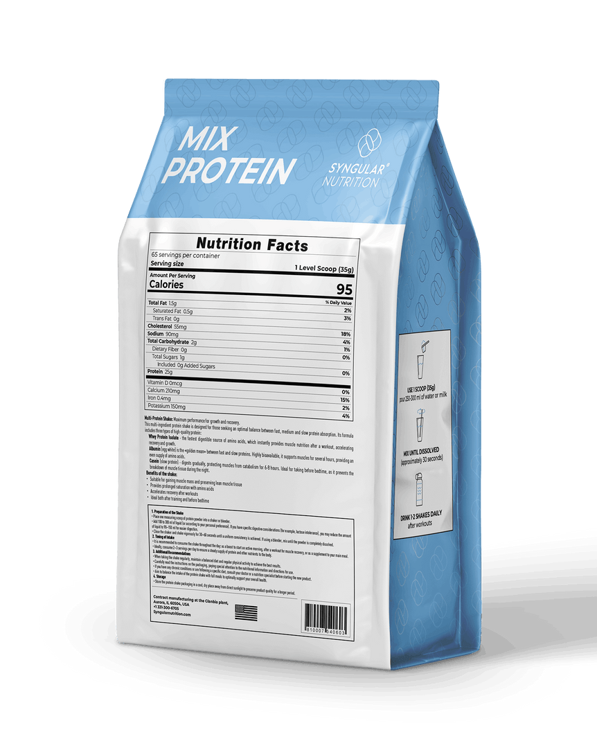 Mix Protein - Cream Cookies 5lb (65 servings) Syngular Nutrition