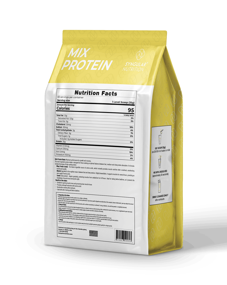 Mix Protein - Lemon Cheesecake 5lb (65 servings) Syngular Nutrition