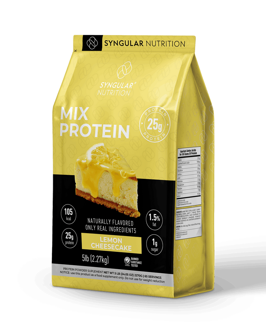 Mix Protein - Lemon Cheesecake 5lb (65 servings) Syngular Nutrition