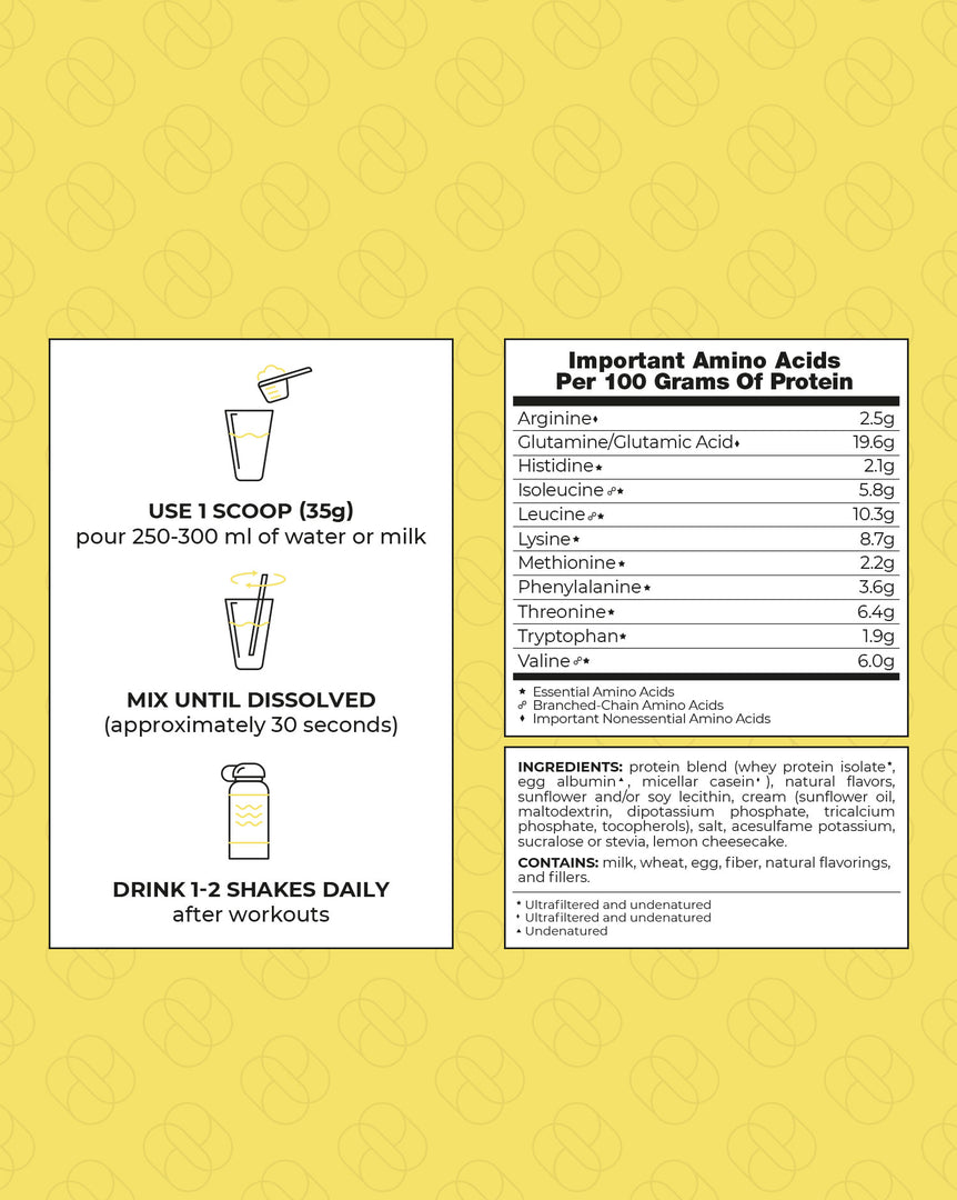 Mix Protein - Lemon Cheesecake 5lb (65 servings) Syngular Nutrition