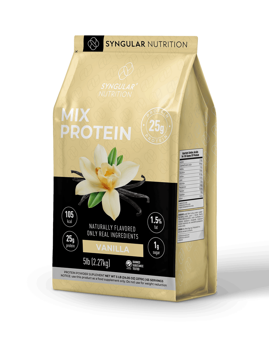 Mix Protein - Vanilla 5lb (65 servings) Syngular Nutrition