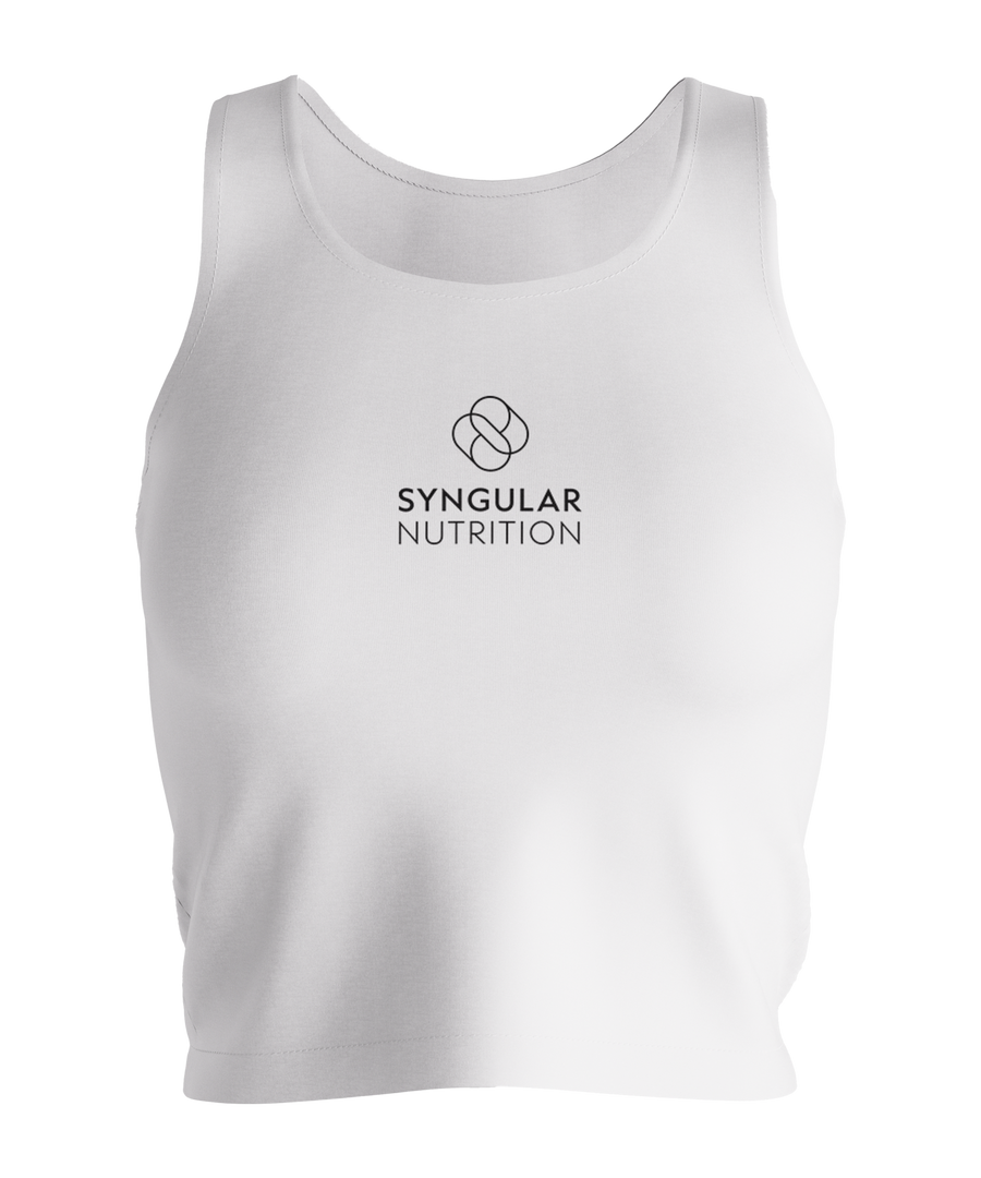 Female Top and Leggings (White) – Syngular Nutrition