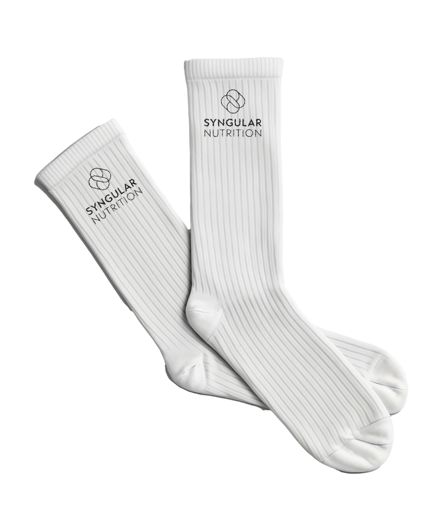 Socks (White) – Syngular Nutrition